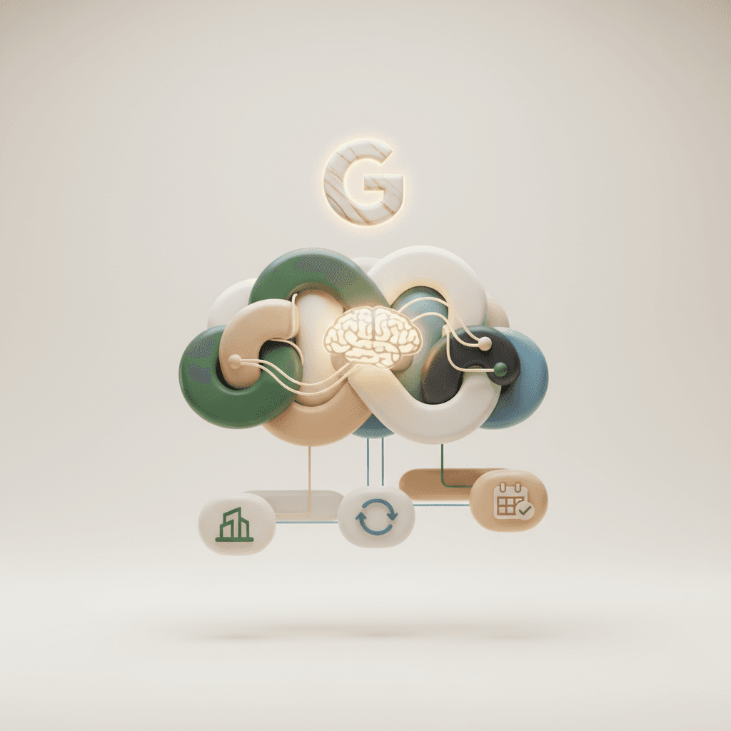 Abstract clinic website structure adapting to AI-powered search